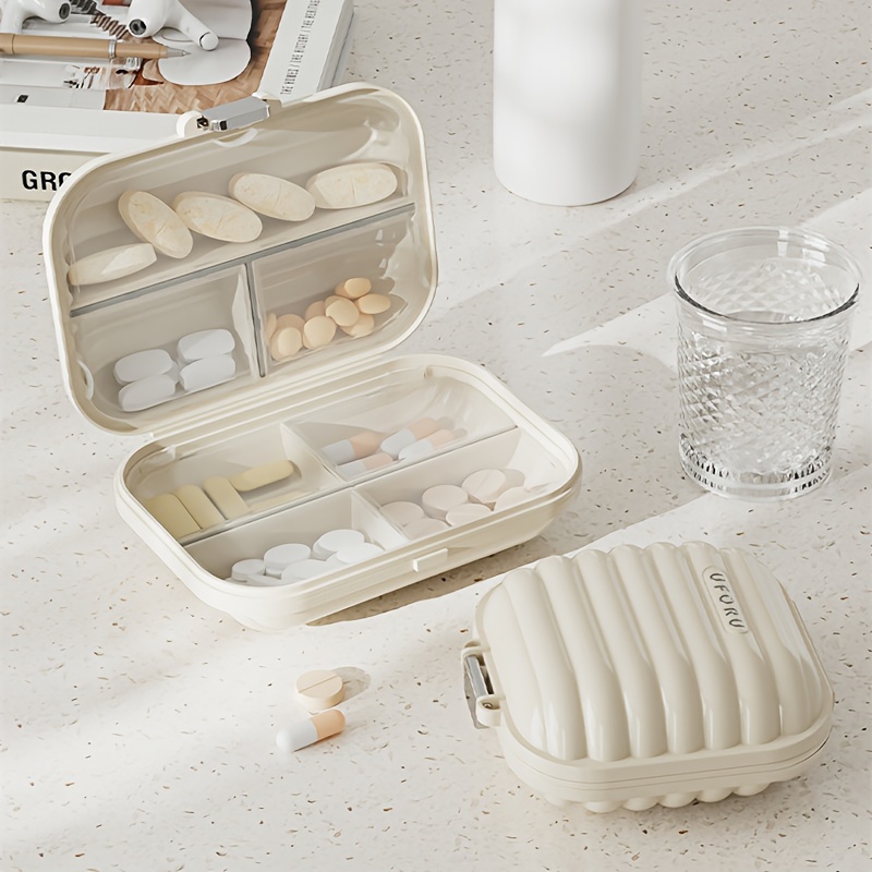 Portable Mini Pill Box for Travel and Storage